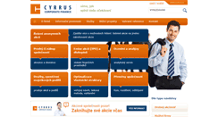 Desktop Screenshot of cyrruscf.cz