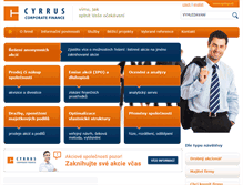 Tablet Screenshot of cyrruscf.cz
